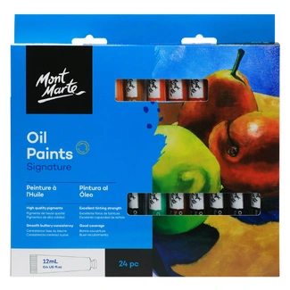 Mont Marte Signature Paint Set - Oil Paint 24pc x 12ml
