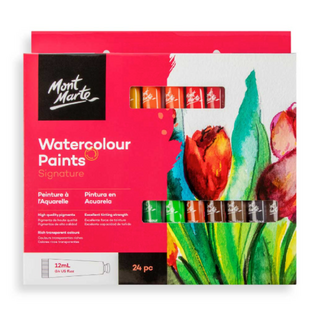 Mont Marte Paint Set - Watercolour Paint 24pc x 12ml