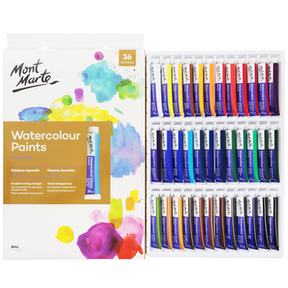 Mont Marte Premium Paint Set - Watercolour Paint 36pc x 8ml