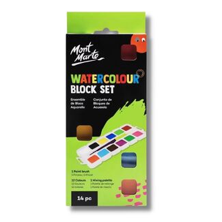 Mont Marte Kids - Washable Watercolour Paint Set