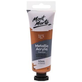 Mont Marte Metallic Acrylic Paint 50ml - Bronze