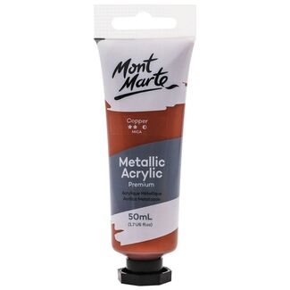 Mont Marte Metallic Acrylic Paint 50ml - Copper