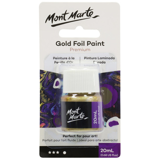 Mont Marte Foil Paint 20ml Bottle - Gold