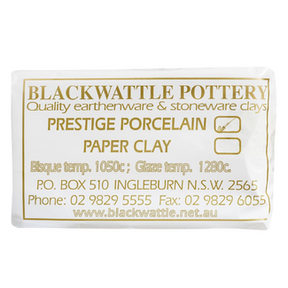 Blackwattle Paper Clay Prestige Porcelain 10kg