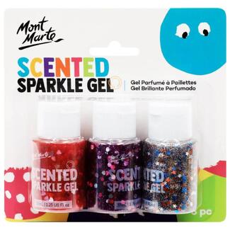 Mont Marte Kids - Scented Sparkly Gel 3pc x 37ml