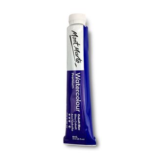 Mont Marte Premium Watercolour Paint 8ml Tube - Cobalt Blue