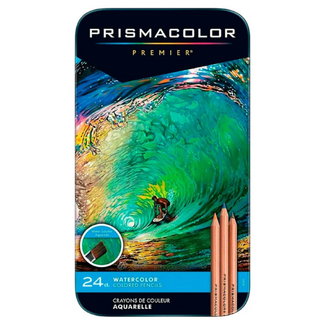 Prismacolor Watercolour Pencil Tin Of 24