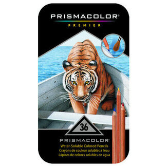 Prismacolor Watercolour Pencil Tin Of 36