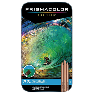 Prismacolor Watercolour Pencil Tin Of 36