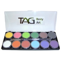 TAG Body Art & Face Paint Palette 12 x 10g - Regular