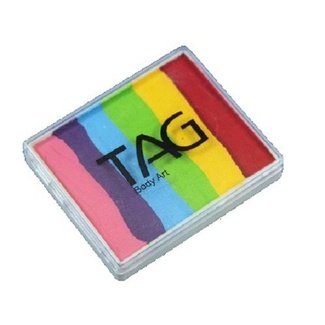 TAG Body Art & Face Paint Split Cake 50g - Rainbow