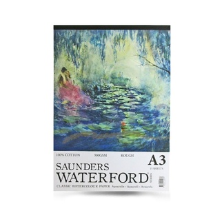 Saunders Waterford Watercolour Pad A3 300gsm 15 Sheet - Rough