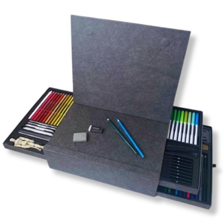 Sinoart The Ultimate Multi Media Drawing Box 140 Piece