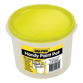 UNi-PRO Clear Plastic Bucket and Lid 1.2 litre