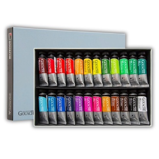 ShinHan Professional Designers Gouache Set A 24pc x 15ml