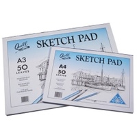 Quill Cartridge Paper Sketch Pad A2 110gsm 50 Sheets