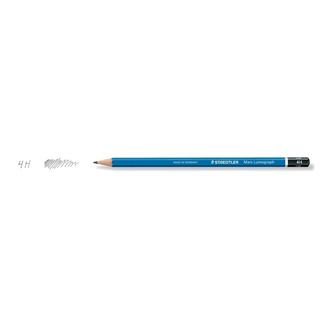 Staedtler 100 Mars Lumograph Pencil - 4H