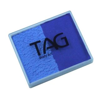 TAG Body Art & Face Paint Split Cake 50g - Royal Blue/Powder Blue