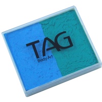 TAG Body Art & Face Paint Split Cake 50g - Teal/Light Blue