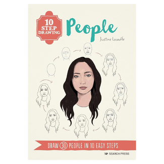 10 Step Drawing Book - People