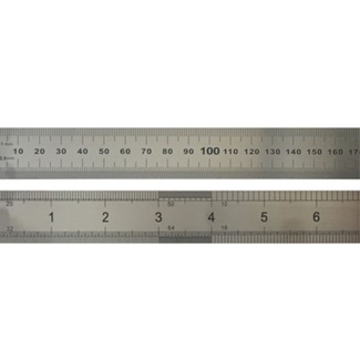 Stainless Steel Metric/Imperial Ruler 30cm