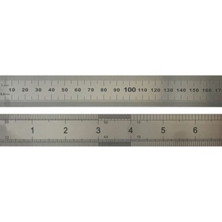 Stainless Steel Metric/Imperial Ruler 60cm