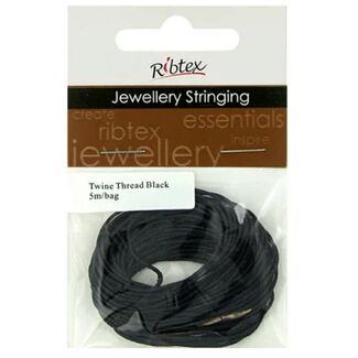 Ribtex Twine Thread 5m - Black