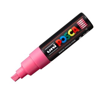 Uni Ball Posca Pen Bold Chisel Tip 8mm PC-8K - Pink