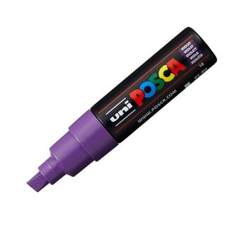 Uni Ball Posca Pen Bold Chisel Tip 8mm PC-8K - Violet
