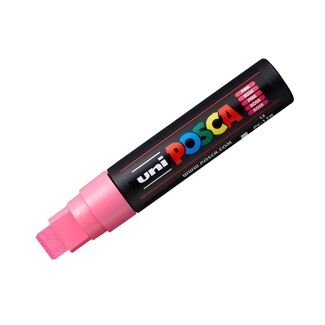 Uni Ball Posca Pen Broad Chisel Tip 15mm PC-17K - Pink