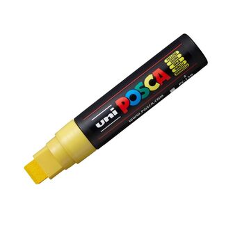 Uni Ball Posca Pen Broad Chisel Tip 15mm PC-17K - Yellow