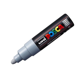 Uni Ball Posca Pen Bold Bullet Tip 5.5mm PC-7M - Grey