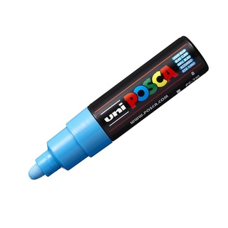 Uni Ball Posca Pen Bold Bullet Tip 5.5mm PC-7M - Light Blue