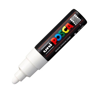 Uni Ball Posca Pen Bold Bullet Tip 5.5mm PC-7M - White