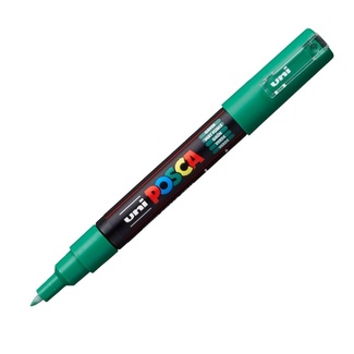 Uni Ball Posca Pen Extra Fine Bullet Tip 0.7mm PC-1M - Green