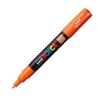 Uni Ball Posca Pen Extra Fine Bullet Tip 0.7mm PC-1M - Orange