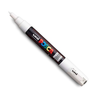 Uni Ball Posca Pen Extra Fine Bullet Tip 0.7mm PC-1M - White