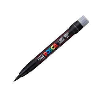 Uni Ball Posca Pen Flexible Brush Tip PCF-350 - Black
