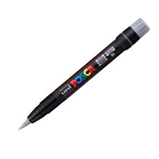 Uni Ball Posca Pen Flexible Brush Tip PCF-350 - Silver