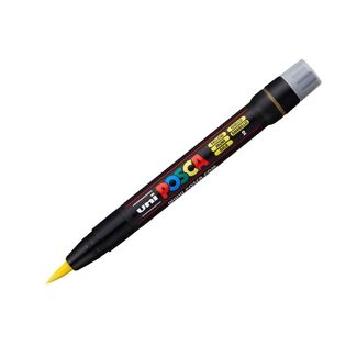 Uni Ball Posca Pen Flexible Brush Tip PCF-350 - Yellow