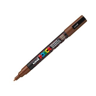 Uni Ball Posca Pen Fine Bullet Tip 1.3mm PC-3M - Brown