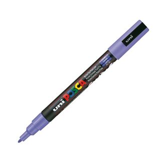Uni Ball Posca Pen Fine Bullet Tip 1.3mm PC-3M - Lilac