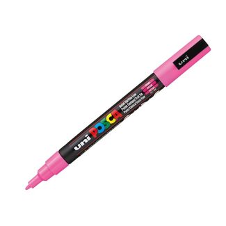 Uni Ball Posca Pen Fine Bullet Tip 1.3mm PC-3M - Pink