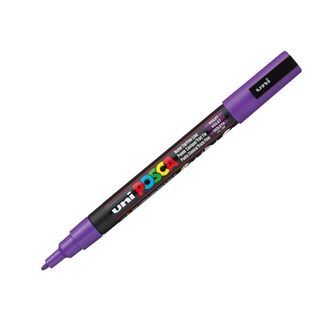 Uni Ball Posca Pen Fine Bullet Tip 1.3mm PC-3M - Violet