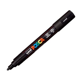 Uni Ball Posca Pen Medium Bullet Tip 2.5mm PC-5M - Black