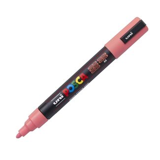 Uni Ball Posca Pen Medium Bullet Tip 2.5mm PC-5M - Coral Pink