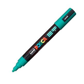 Uni Ball Posca Pen Medium Bullet Tip 2.5mm PC-5M - Emerald Green