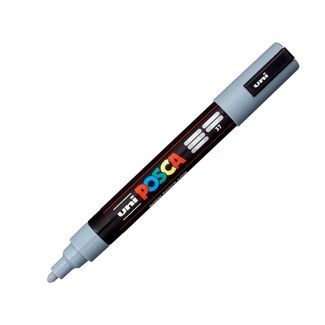 Uni Ball Posca Pen Medium Bullet Tip 2.5mm PC-5M - Grey