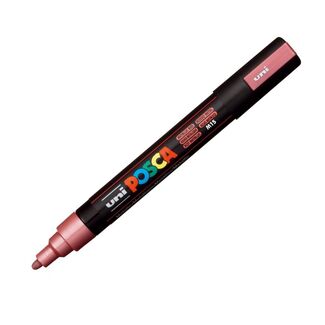 Uni Ball Posca Pen Medium Bullet Tip 2.5mm PC-5M - Metallic Red