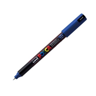 Uni Ball Posca Pen Ultra Fine Pin Tip 0.7mm PC-1MR - Blue